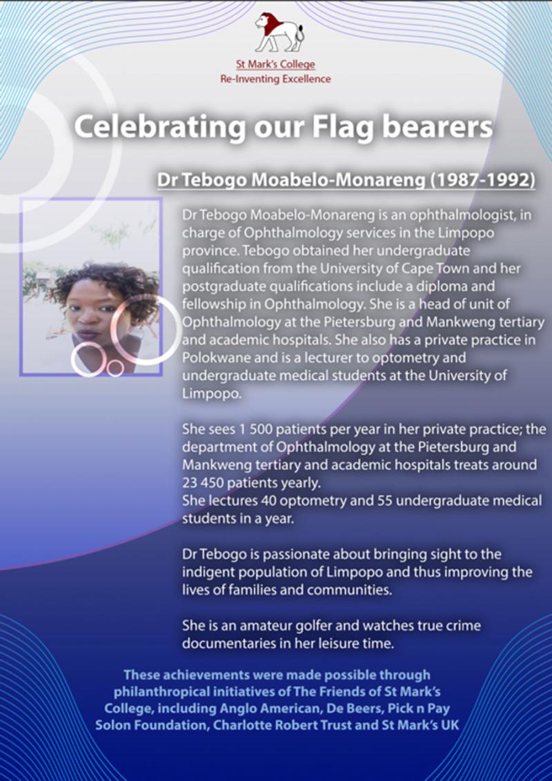 Dr Tebogo Moabelo-Monareng 