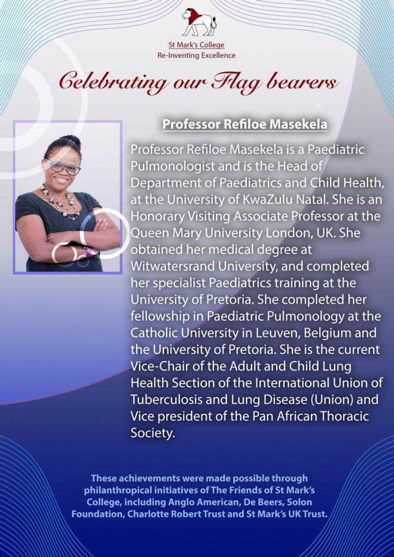 Professor Refiloe Masekela